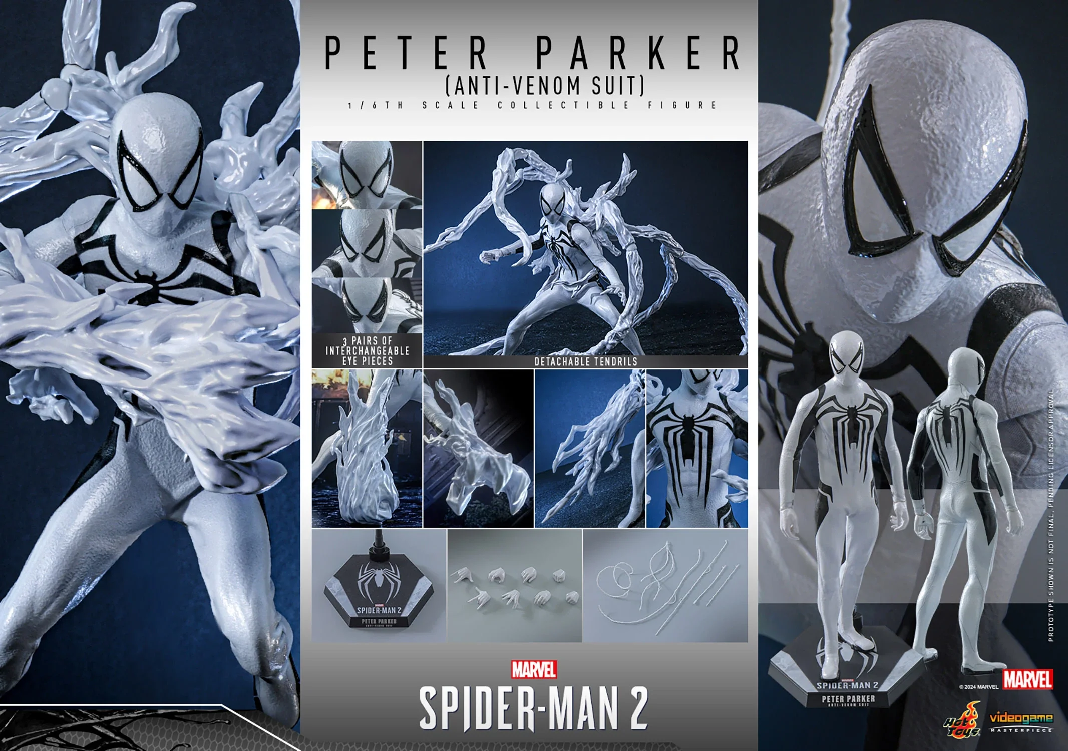 Hot Toys 1/6 Scale Spider-man 2 Anti-Venom suit - Image 9