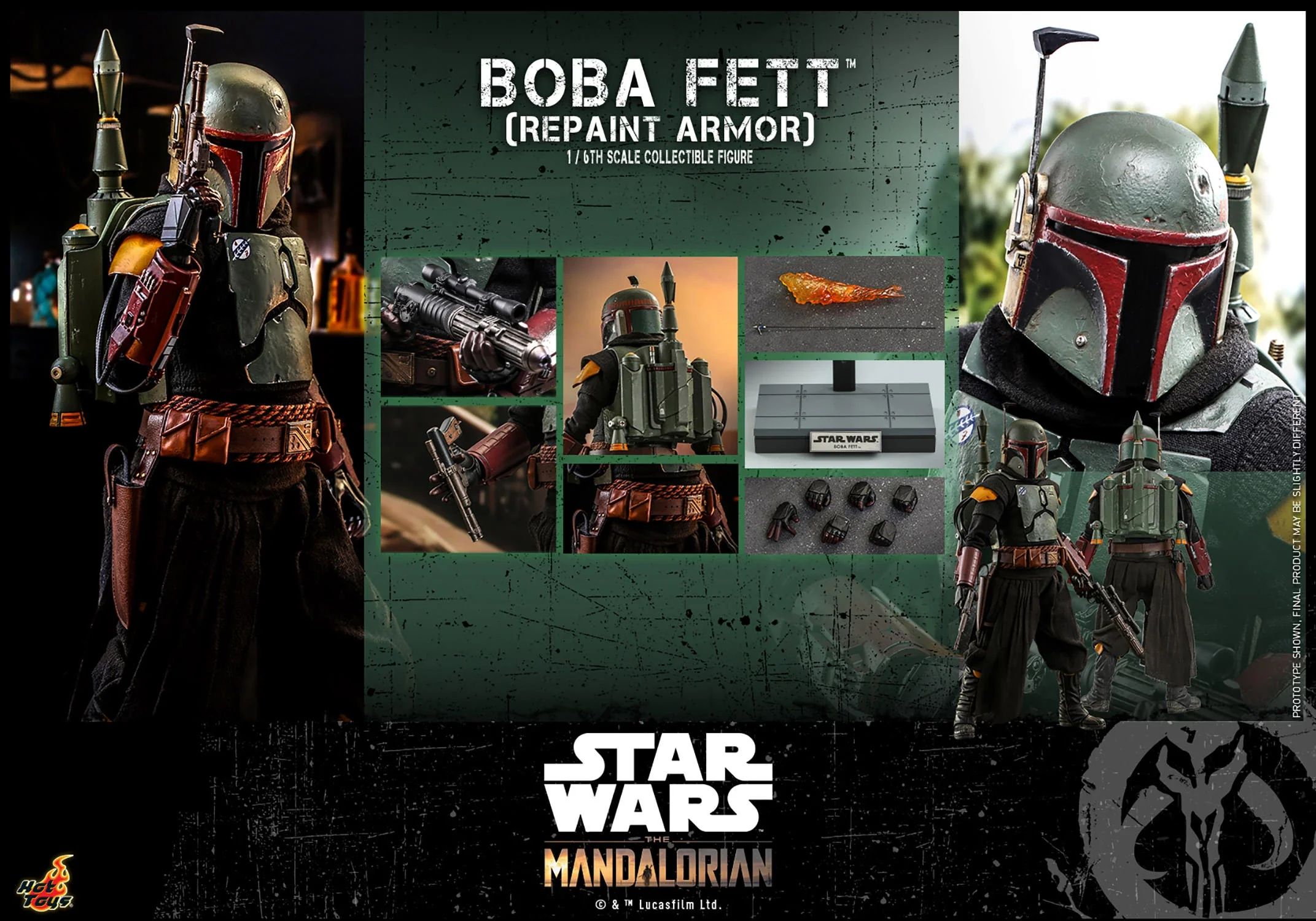 Hot Toys: Star Wars Boba Fett (Repaint Armor) - Image 4