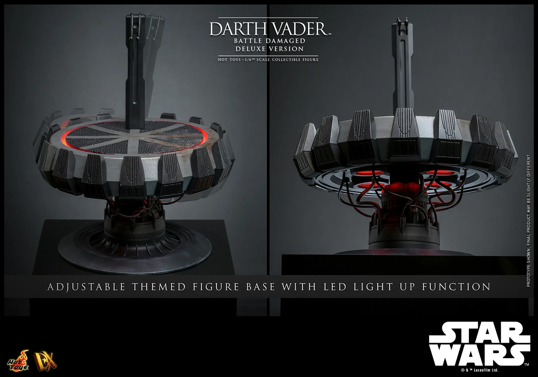 Hot Toys 1/6 Scale Darth Vader (Battle Damaged) – Deluxe Version - Image 15