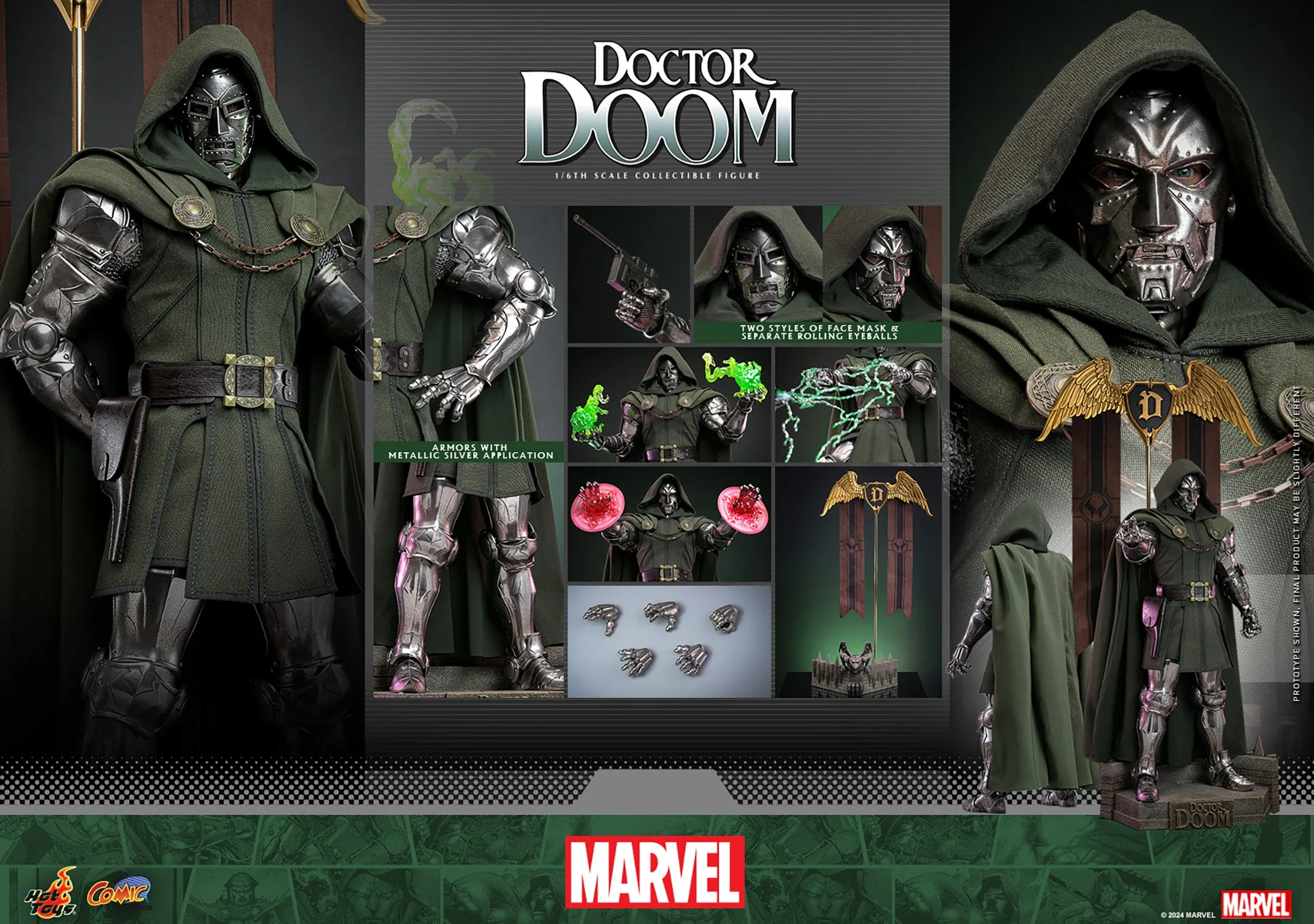 Hot Toys 1/6 Scale Doctor Doom - Image 7