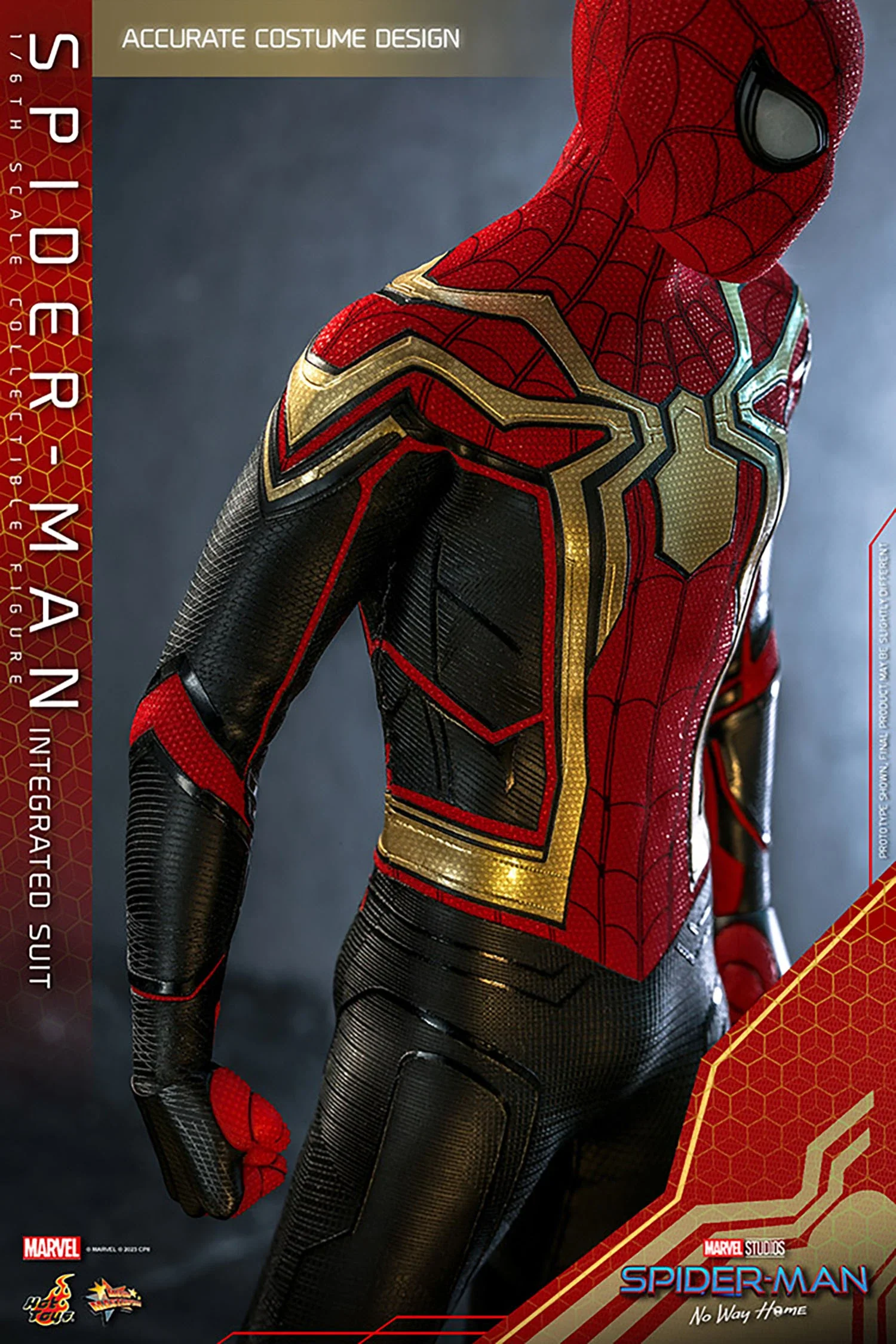 Hot Toys 1:6 Spider-Man Deluxe Integrated Suit - Spider-Man: No Way Home - Image 4