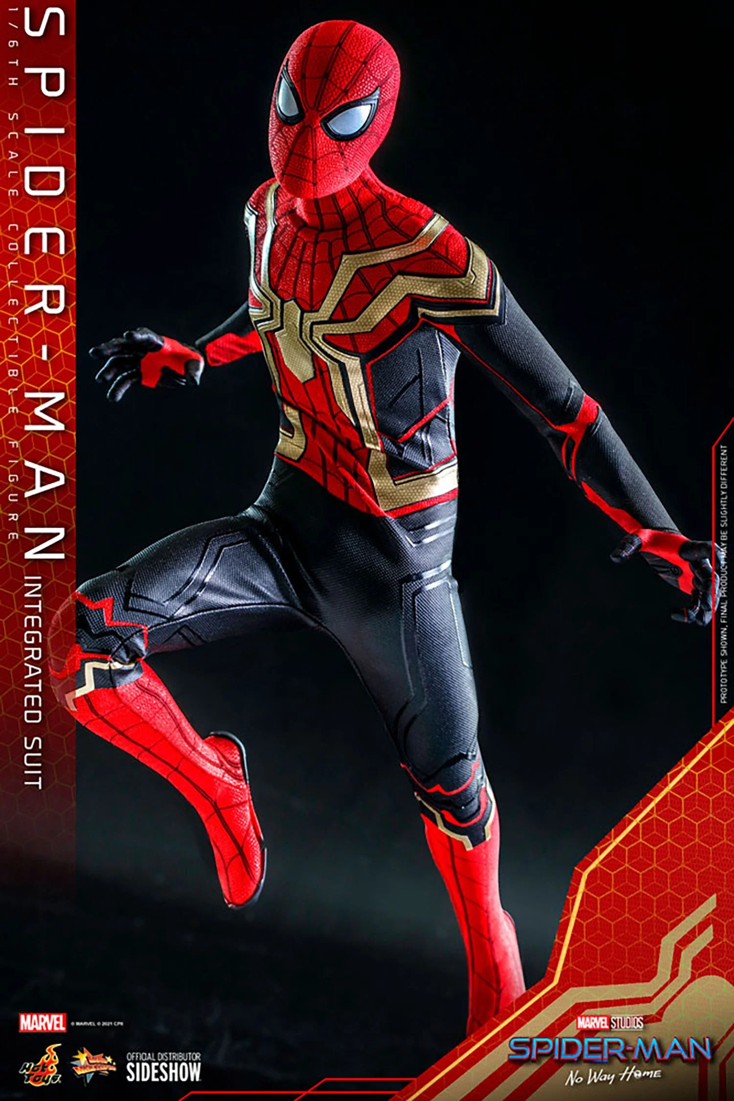 Hot Toys 1:6 Spider-Man Deluxe Integrated Suit - Spider-Man: No Way Home - Image 5