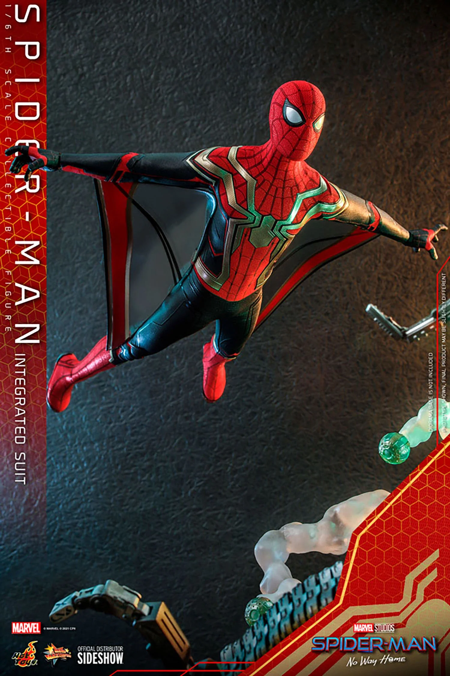 Hot Toys 1:6 Spider-Man Deluxe Integrated Suit - Spider-Man: No Way Home - Image 6