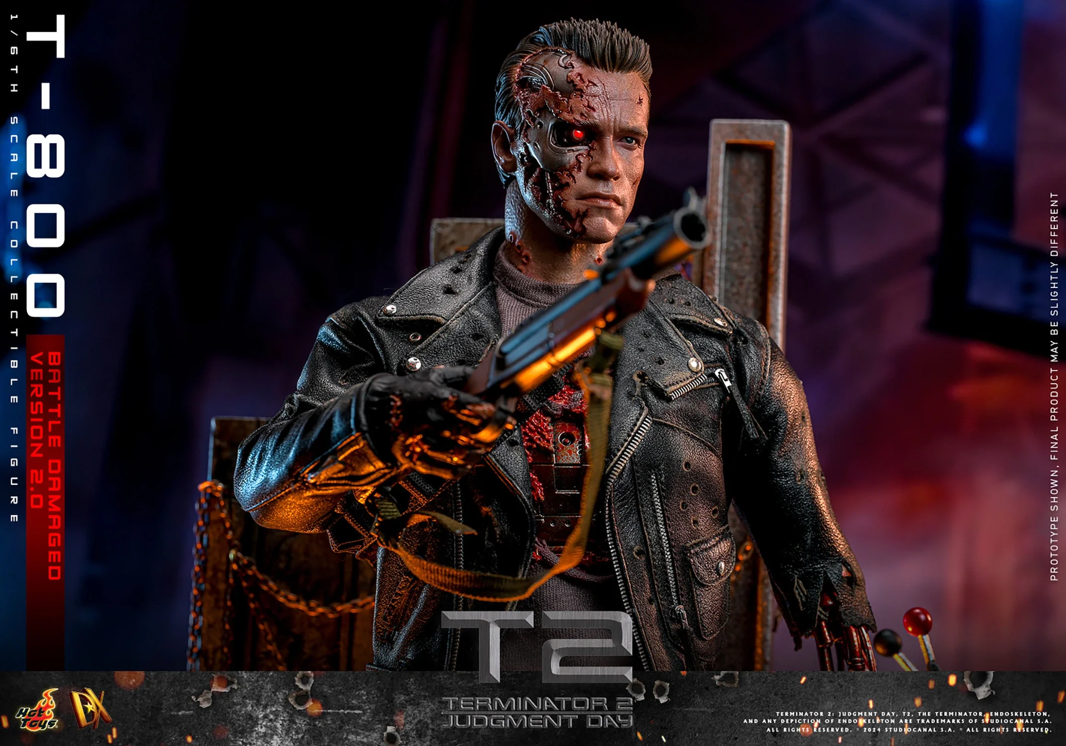 Hot Toys 1/6 Scale T-800 Battle Damaged Version 2.0 - Image 9