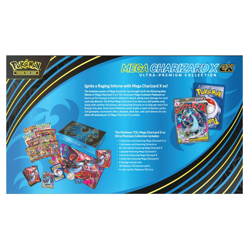 Pokemon TCG: Phantasmal Flames Mega Charizard X EX Ultra Premium Collection UPC - Image 6