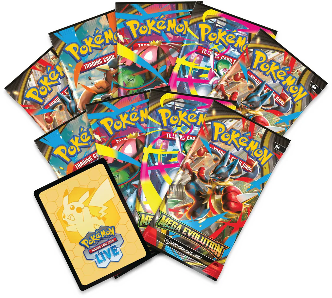 Pokémon TCG: Mega Evolutions Elite Trainer Box – Lucario - Image 3