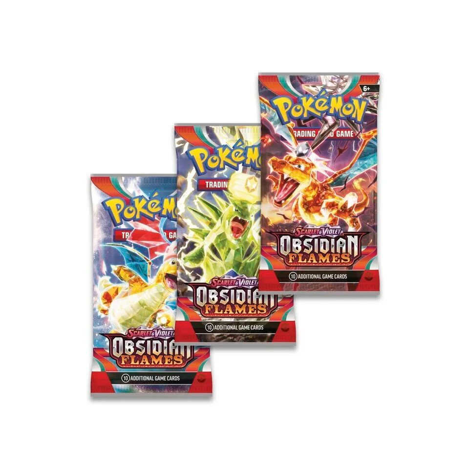 Pokémon TCG: Scarlet & Violet Obsidian Flames 3-Pack Blister (Eevee) - Image 2