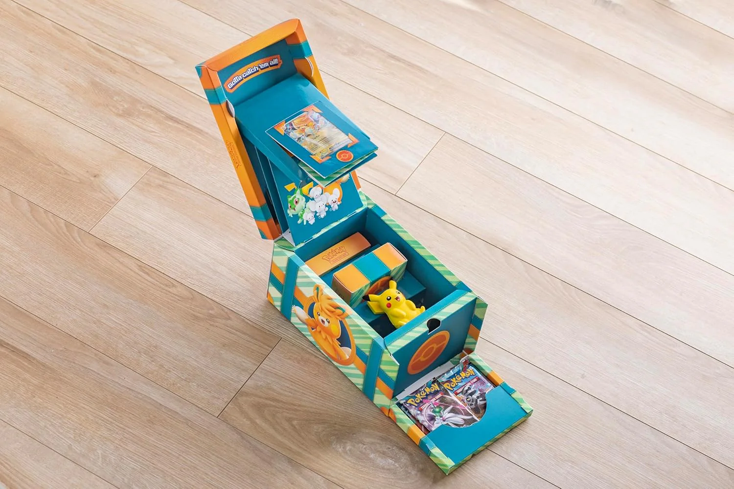 Pokémon TCG: Paldea Adventure Chest (7 Foil Promo Cards & 6 Booster Packs) - Image 5