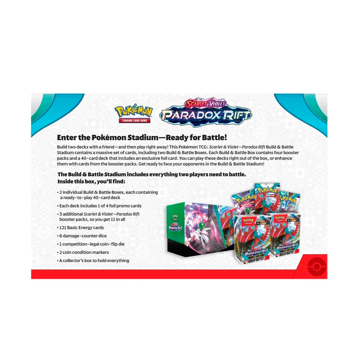 Pokémon TCG: Scarlet & Violet-Paradox Rift Build & Battle Stadium - Image 7