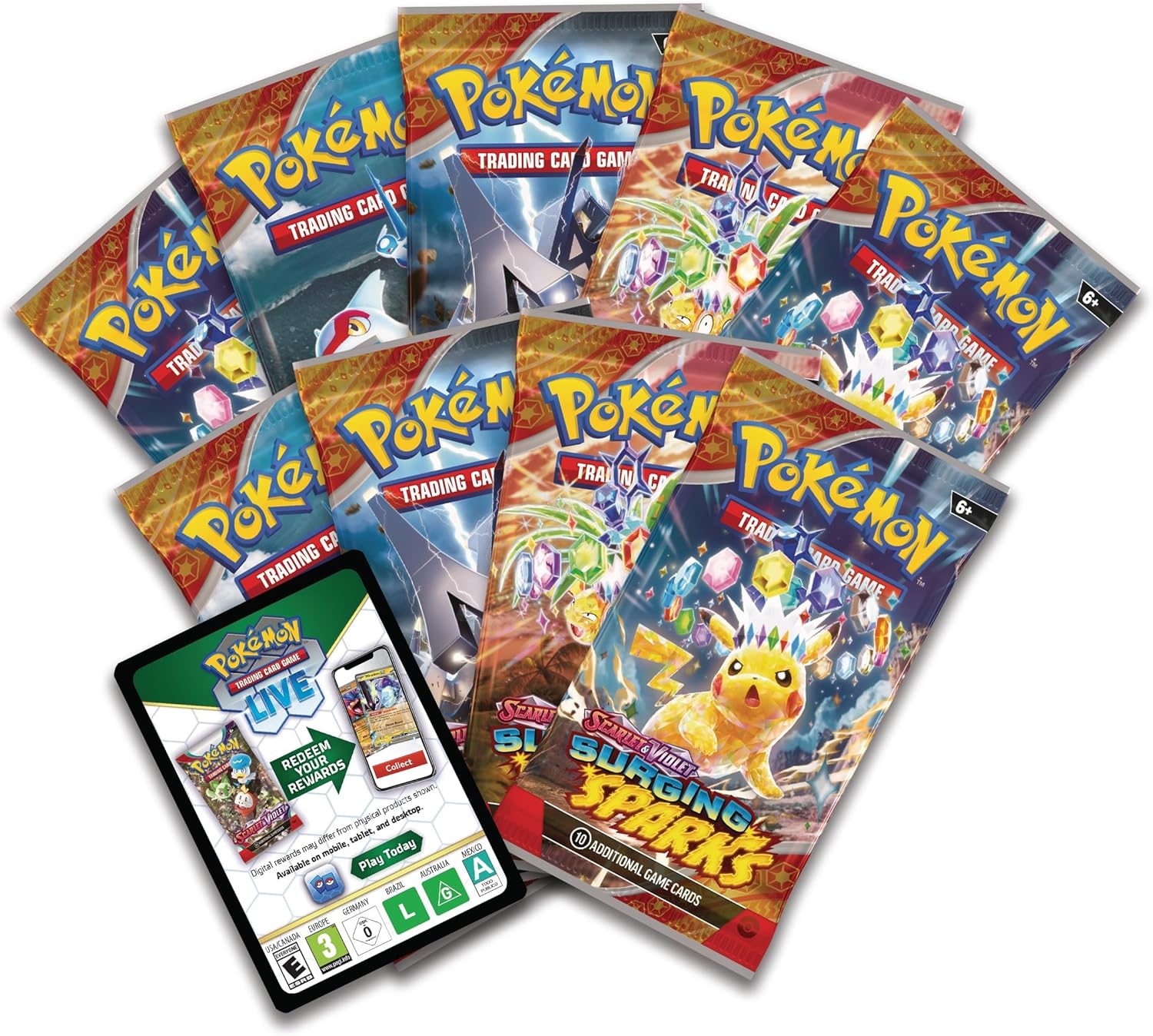 Pokémon TCG: Scarlet & Violet—Surging Sparks Elite Trainer Box - Image 4