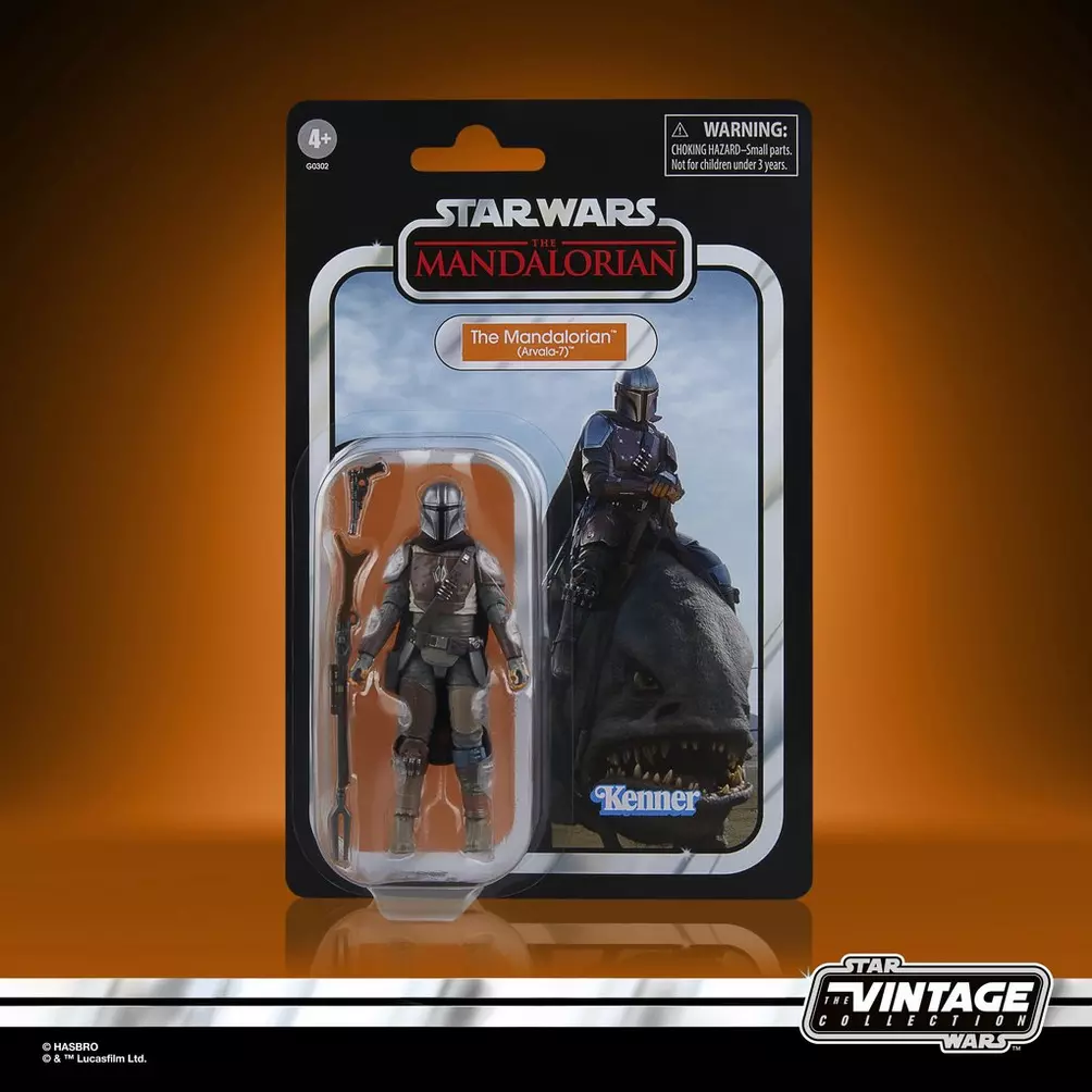 Star Wars Vintage Collection Blurrg & The Mandalorian Set - Image 2