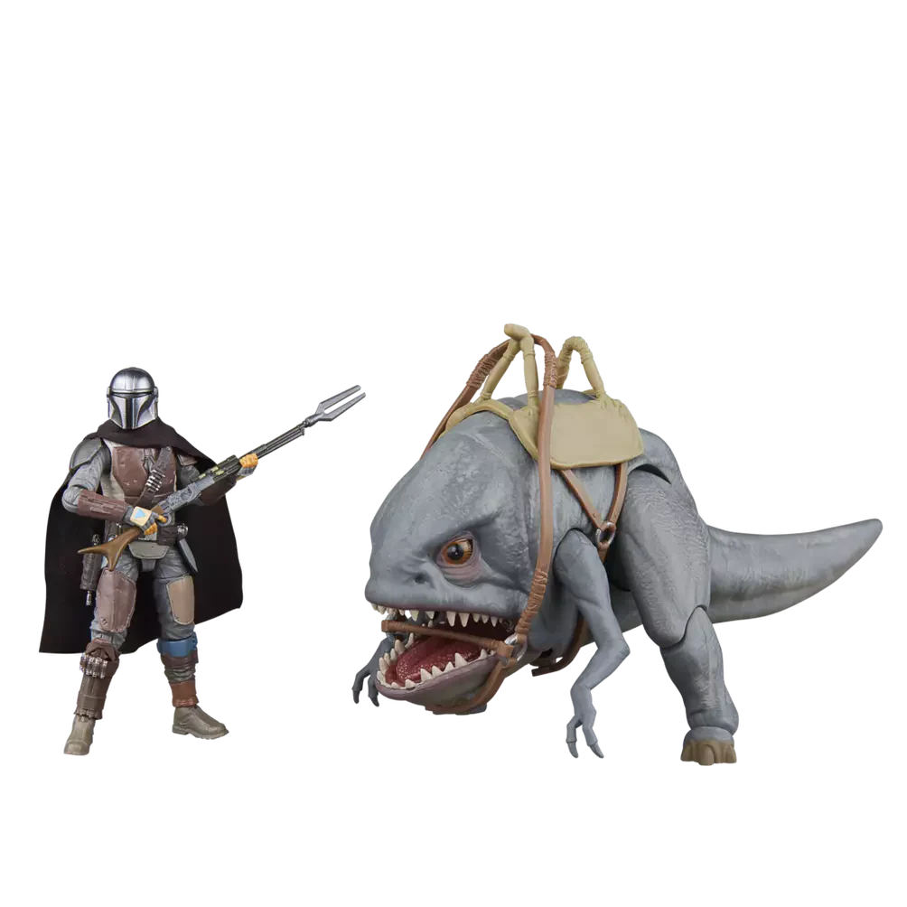 Star Wars Vintage Collection Blurrg & The Mandalorian Set - Image 4
