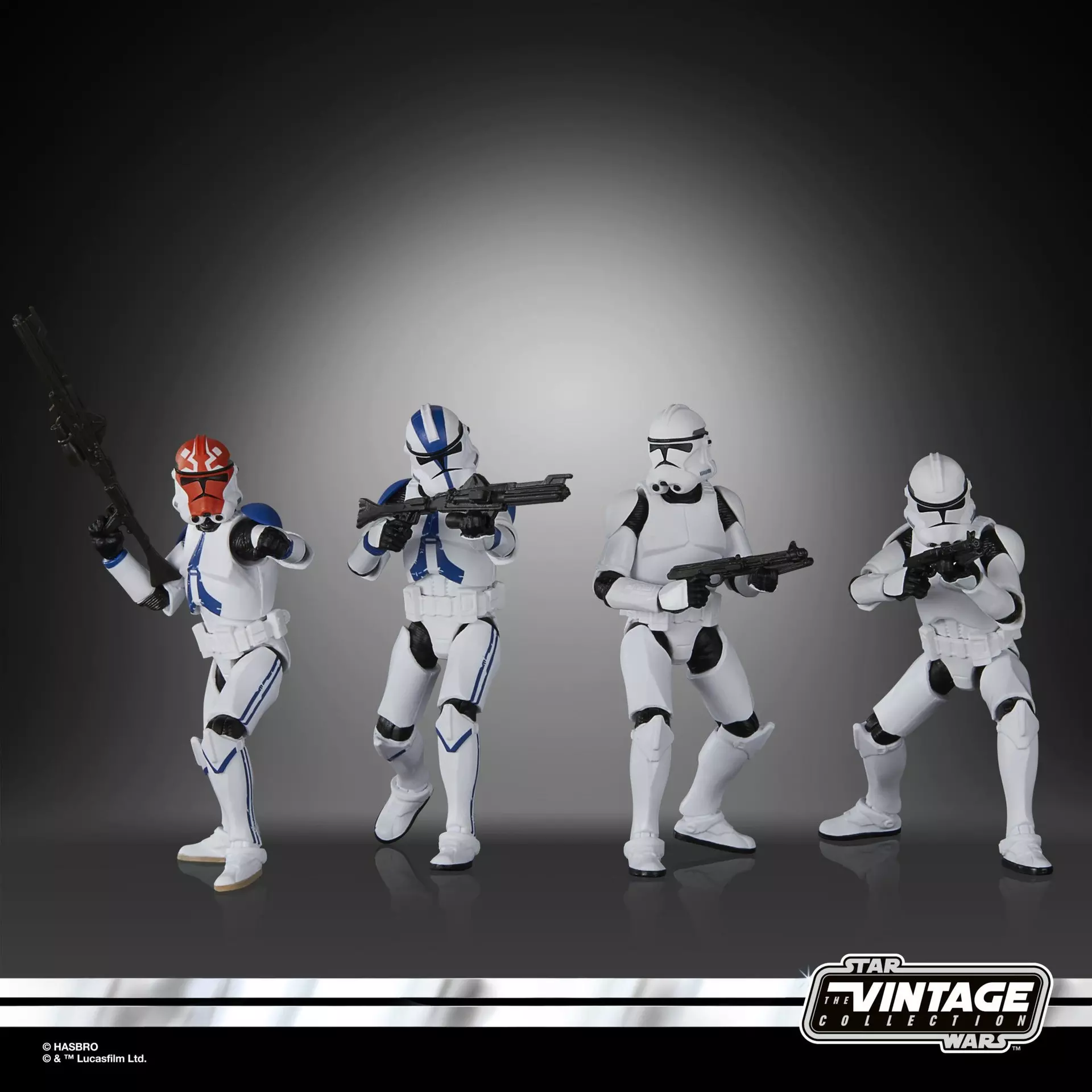 Star Wars The Vintage Collection Phase II Clone Trooper 4 Pack - Image 3