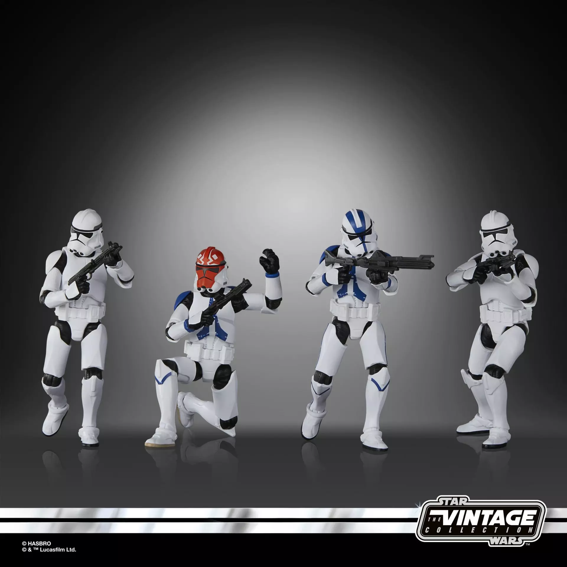 Star Wars The Vintage Collection Phase II Clone Trooper 4 Pack - Image 4