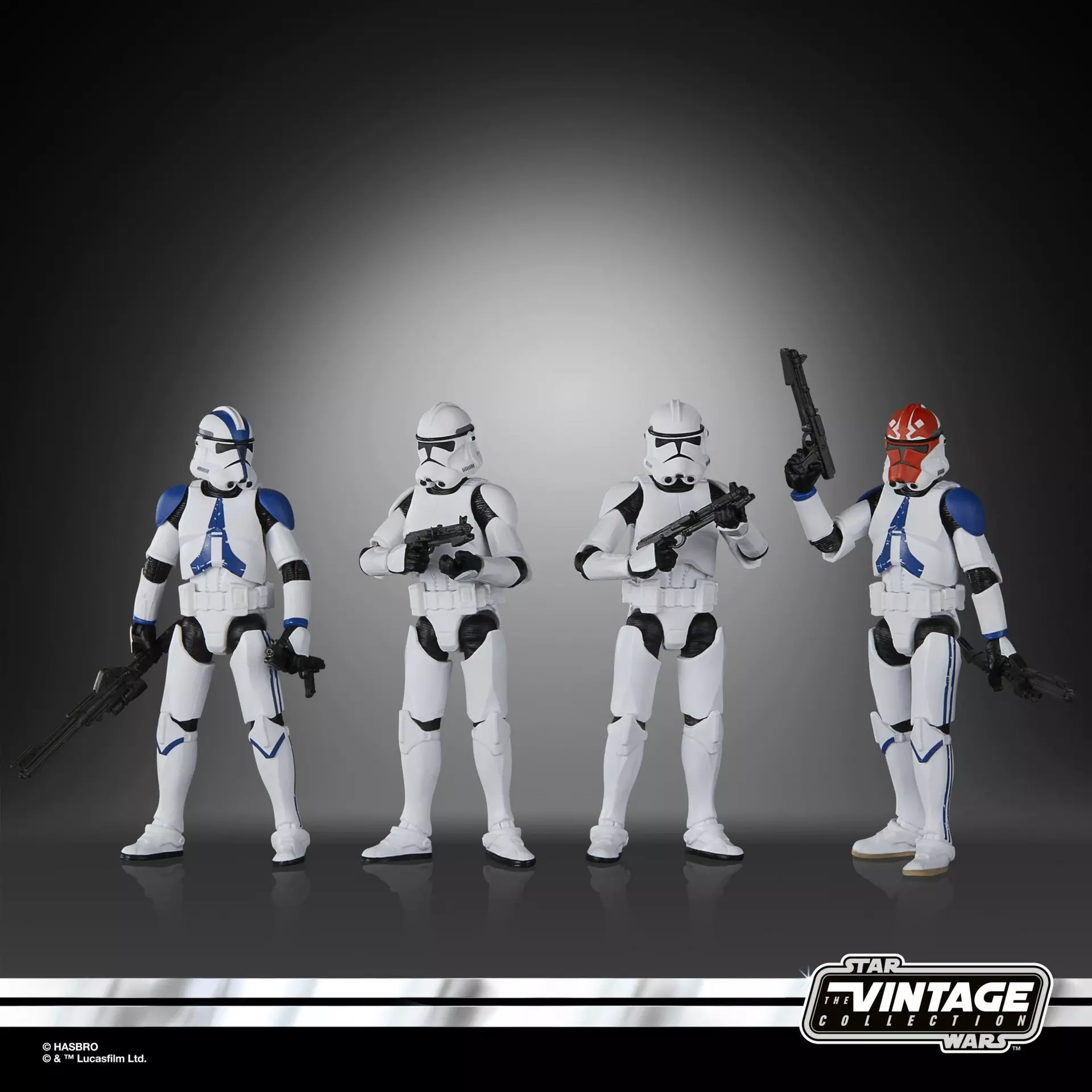 Star Wars The Vintage Collection Phase II Clone Trooper 4 Pack - Image 5